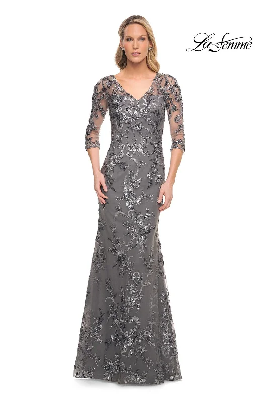 Lace - Embellished Women Dress for an Elegant and Sophisticated Appearance Lace - Embellished Women Dress for an Elegant and Sophisticated Appearance La Femme 29976 Lace - Embellished Women Dress for an Elegant and Sophisticated Appearance Lace - Embellished Women Dress for an Elegant and Sophisticated Appearance La Femme 29976