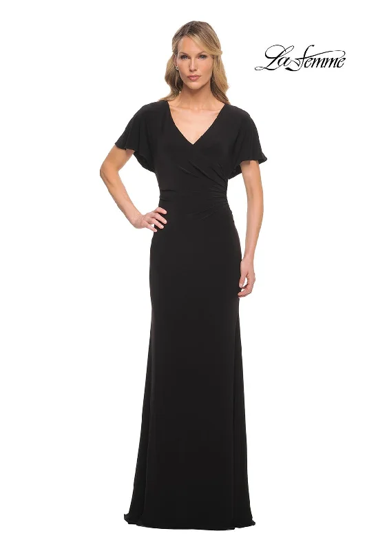 Plus Size Women Dress with a Flattering A - Line Cut for Comfort and Style Plus Size Women Dress with a Flattering A - Line Cut for Comfort and Style La Femme 29997 Plus Size Women Dress with a Flattering A - Line Cut for Comfort and Style Plus Size Women Dress with a Flattering A - Line Cut for Comfort and Style La Femme 29997