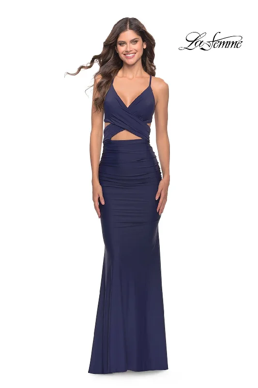 Printed Abstract Women Dress for a Modern and Artistic Appeal Printed Abstract Women Dress for a Modern and Artistic Appeal La Femme 31360