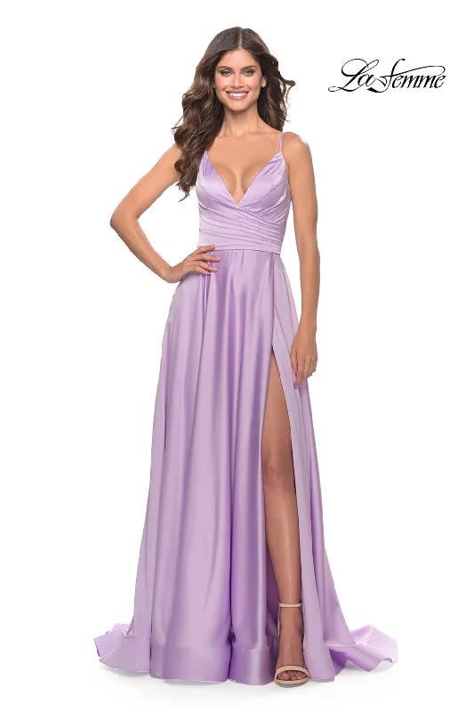 Plus Size Women Dress with a Flattering A - Line Cut for Comfort and Style Plus Size Women Dress with a Flattering A - Line Cut for Comfort and Style La Femme 31505 Plus Size Women Dress with a Flattering A - Line Cut for Comfort and Style Plus Size Women Dress with a Flattering A - Line Cut for Comfort and Style La Femme 31505
