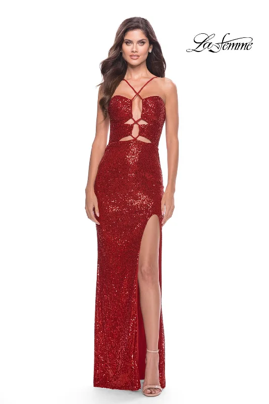 Mermaid - Style Women Dress with a Fitted Silhouette for Special Occasions Mermaid - Style Women Dress with a Fitted Silhouette for Special Occasions La Femme 31549 Mermaid - Style Women Dress with a Fitted Silhouette for Special Occasions Mermaid - Style Women Dress with a Fitted Silhouette for Special Occasions La Femme 31549