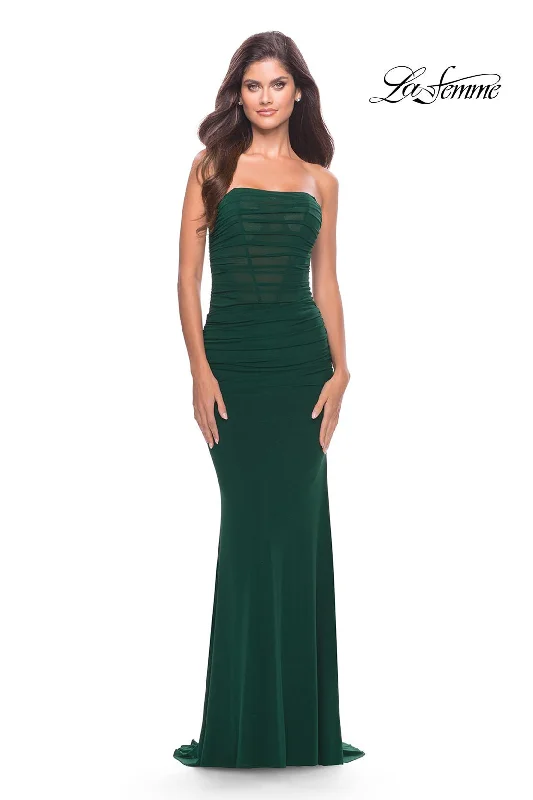 Off - the - Shoulder Women Dress for a Romantic and Feminine Look Off - the - Shoulder Women Dress for a Romantic and Feminine Look La Femme 31584 Off - the - Shoulder Women Dress for a Romantic and Feminine Look Off - the - Shoulder Women Dress for a Romantic and Feminine Look La Femme 31584