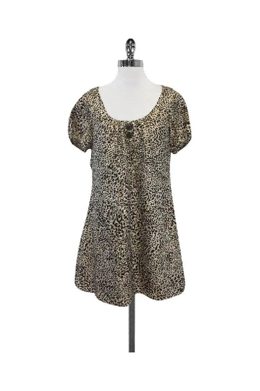 Lace - Embellished Women Dress for an Elegant and Sophisticated Appearance Lace - Embellished Women Dress for an Elegant and Sophisticated Appearance Laundry by Shelli Segal - Brown & Tan Silk Short Sleeve Shift Dress Sz M Lace - Embellished Women Dress for an Elegant and Sophisticated Appearance Lace - Embellished Women Dress for an Elegant and Sophisticated Appearance Laundry by Shelli Segal - Brown & Tan Silk Short Sleeve Shift Dress Sz M