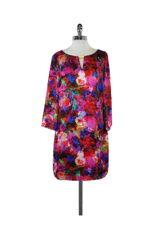 Wrap - Style Women Dress with Adjustable Fit for All Body Types Wrap - Style Women Dress with Adjustable Fit for All Body Types Laundry by Shelli Segal - Multicolored Print Three Quarter Sleeve Dress Sz 10 Wrap - Style Women Dress with Adjustable Fit for All Body Types Wrap - Style Women Dress with Adjustable Fit for All Body Types Laundry by Shelli Segal - Multicolored Print Three Quarter Sleeve Dress Sz 10