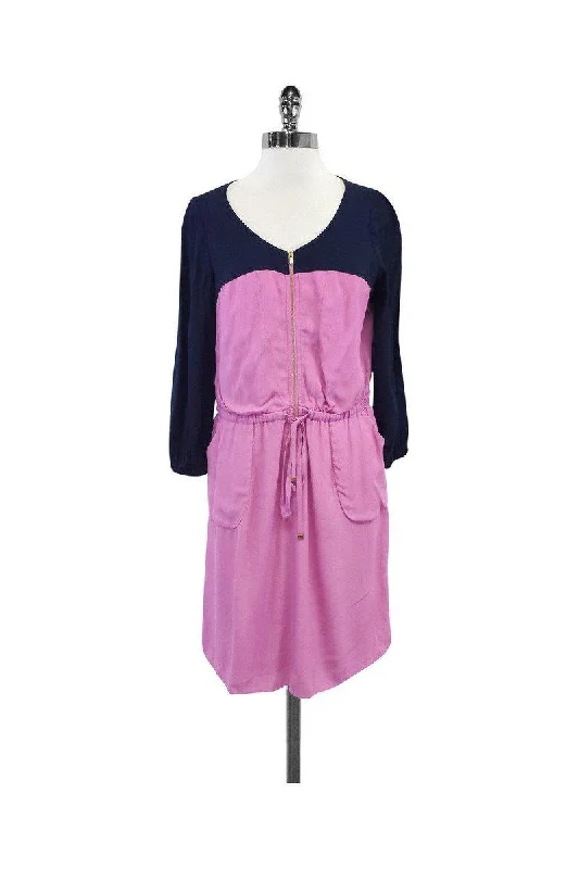Wrap - Style Women Dress with Adjustable Fit for All Body Types Wrap - Style Women Dress with Adjustable Fit for All Body Types Lilly Pulitzer - Navy & Pink Colorblock Front Zip Dress Sz 6 Wrap - Style Women Dress with Adjustable Fit for All Body Types Wrap - Style Women Dress with Adjustable Fit for All Body Types Lilly Pulitzer - Navy & Pink Colorblock Front Zip Dress Sz 6
