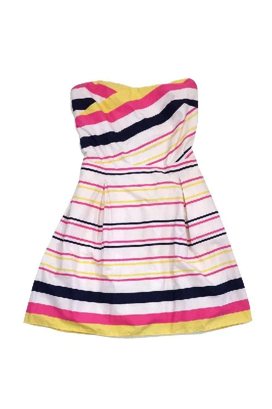 Long - Sleeve Women Dress in Velvet for a Luxurious Winter Look Long - Sleeve Women Dress in Velvet for a Luxurious Winter Look Lilly Pulitzer - Striped Cotton Strapless Dress Sz 12