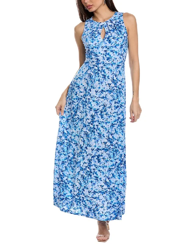 Pleated Women Dress with a Timeless and Elegant Texture Pleated Women Dress with a Timeless and Elegant Texture London Times Keyhole Maxi Dress