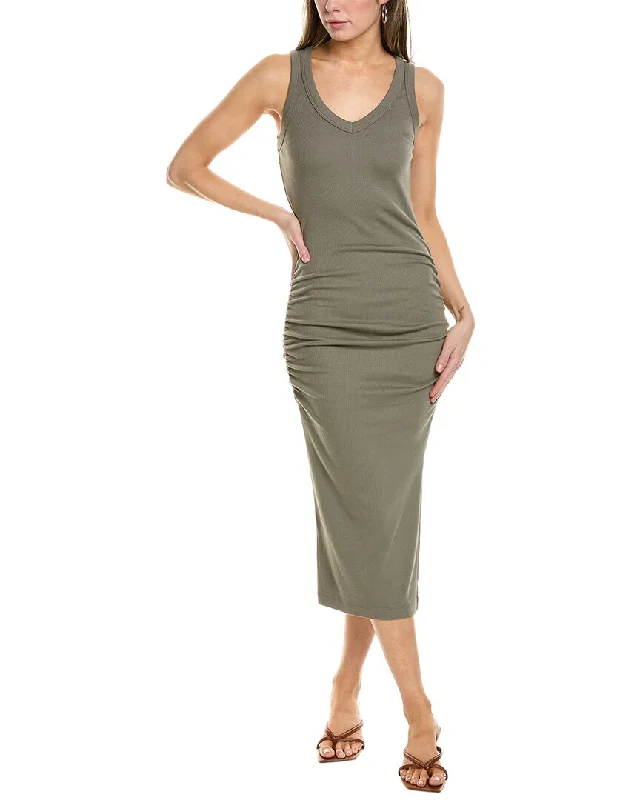 Ruffled Women Dress with Multiple Layers for a Playful and Girly Style Ruffled Women Dress with Multiple Layers for a Playful and Girly Style Michael Stars Lori Midi Dress