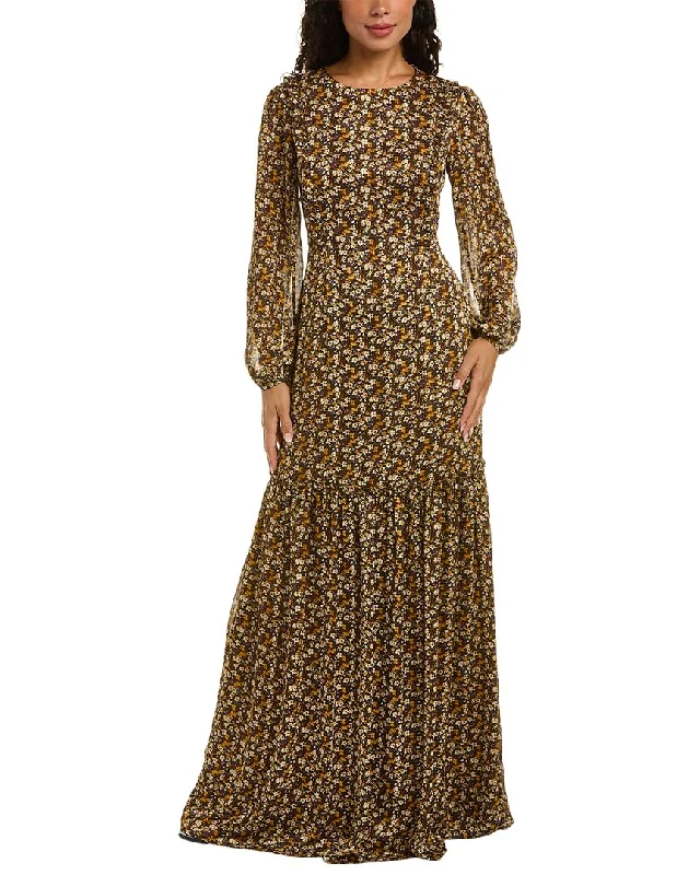 Long - Sleeve Women Dress in Velvet for a Luxurious Winter Look Long - Sleeve Women Dress in Velvet for a Luxurious Winter Look Mikael Aghal Floral Gown Long - Sleeve Women Dress in Velvet for a Luxurious Winter Look Long - Sleeve Women Dress in Velvet for a Luxurious Winter Look Mikael Aghal Floral Gown