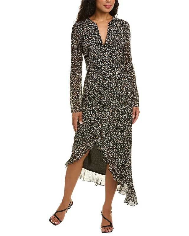 Empire Waist Women Dress to Accentuate the Bust and Conceal the Waist Empire Waist Women Dress to Accentuate the Bust and Conceal the Waist Mikael Aghal Ruffle Midi Dress