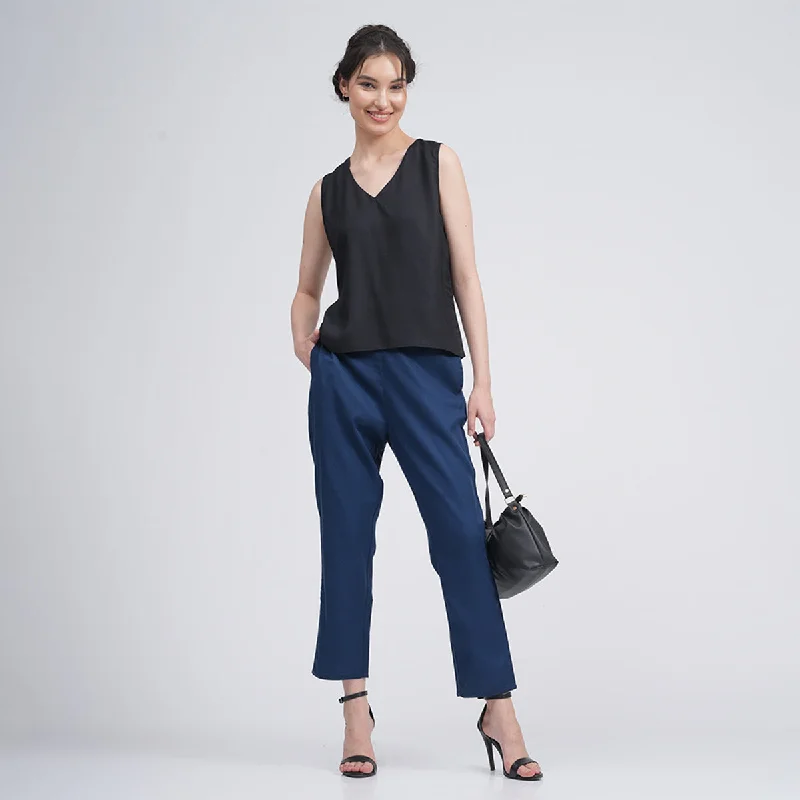 Mermaid - Style Women Dress with a Fitted Silhouette for Special Occasions Mermaid - Style Women Dress with a Fitted Silhouette for Special Occasions Modal Tencel Top & Pant Set for Women | Black & Navy Mermaid - Style Women Dress with a Fitted Silhouette for Special Occasions Mermaid - Style Women Dress with a Fitted Silhouette for Special Occasions Modal Tencel Top & Pant Set for Women | Black & Navy
