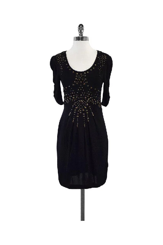 Ball Gown Women Dress with a Full Skirt for a Princess - like Look Ball Gown Women Dress with a Full Skirt for a Princess - like Look Nanette Lepore - Black Studded Starburst Dress Sz 2