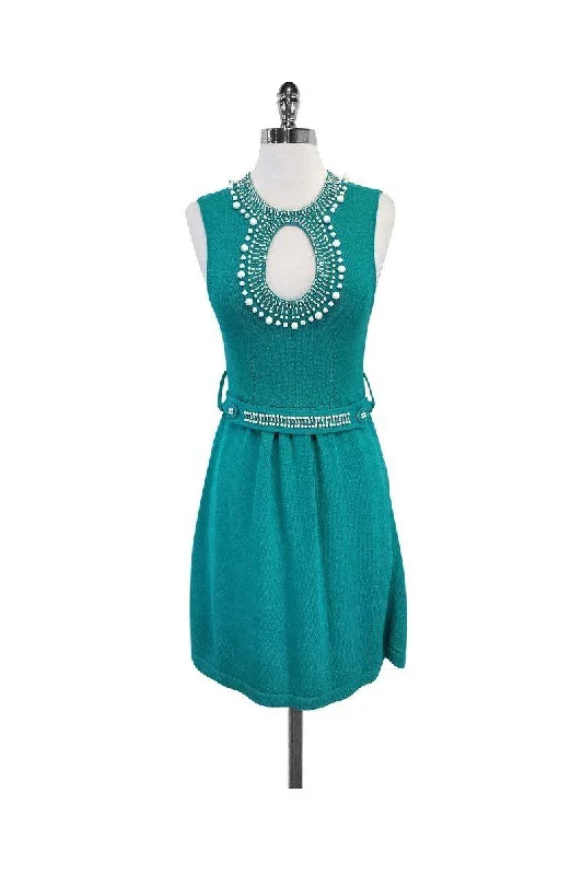 Sleeveless Women Dress in Bright Colors for Summer Parties Sleeveless Women Dress in Bright Colors for Summer Parties Nanette Lepore - Teal Knit Sleeveless Beaded Dress Sz XS Sleeveless Women Dress in Bright Colors for Summer Parties Sleeveless Women Dress in Bright Colors for Summer Parties Nanette Lepore - Teal Knit Sleeveless Beaded Dress Sz XS