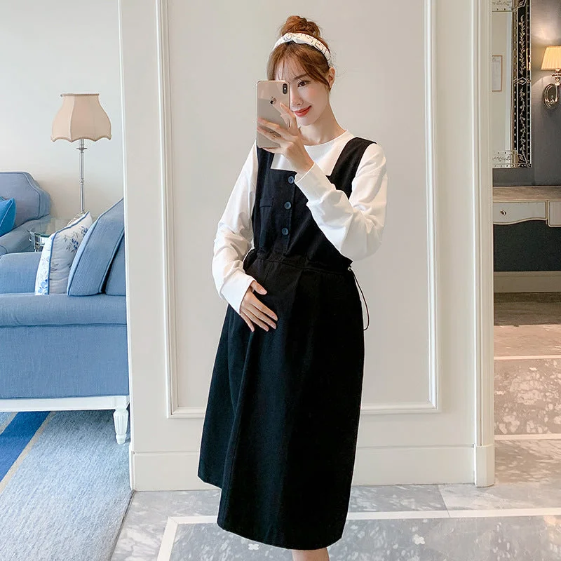 Black Dress White Hoodie