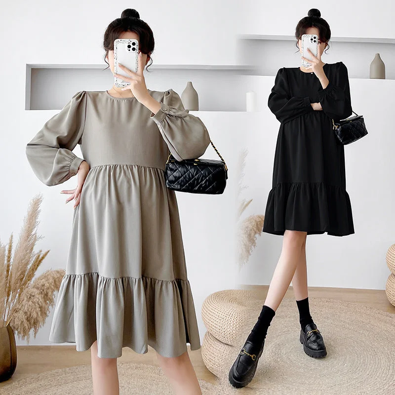 Halter Neck Women Dress to Show Off the Shoulders and Neckline Halter Neck Women Dress to Show Off the Shoulders and Neckline NiDELL . Maternity Dress Autumn New Korean Style Loose Stitching Maternity Dress Minimalist Long Sleeve Maternity Dress Halter Neck Women Dress to Show Off the Shoulders and Neckline Halter Neck Women Dress to Show Off the Shoulders and Neckline NiDELL . Maternity Dress Autumn New Korean Style Loose Stitching Maternity Dress Minimalist Long Sleeve Maternity Dress