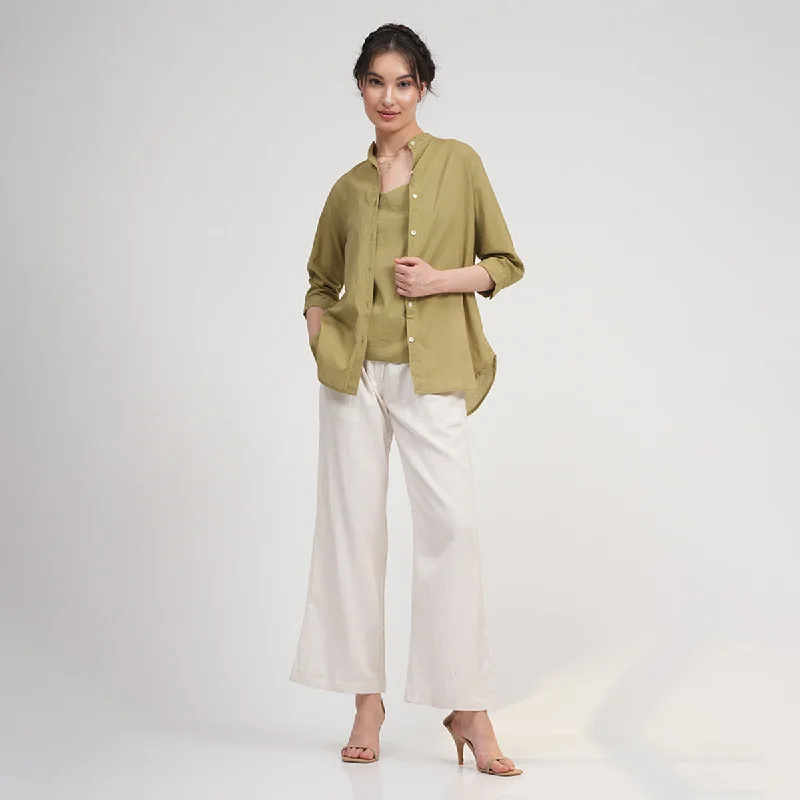 Pleated Women Dress with a Timeless and Elegant Texture Pleated Women Dress with a Timeless and Elegant Texture Organic Cotton Co Ord Set for Women | Green & Cream | Set of 3 Pleated Women Dress with a Timeless and Elegant Texture Pleated Women Dress with a Timeless and Elegant Texture Organic Cotton Co Ord Set for Women | Green & Cream | Set of 3