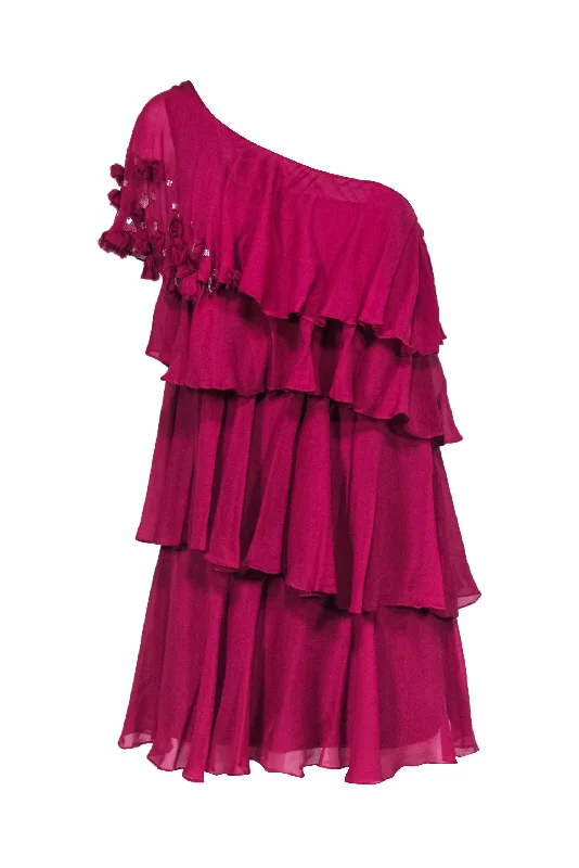 Long - Sleeve Women Dress in Velvet for a Luxurious Winter Look Long - Sleeve Women Dress in Velvet for a Luxurious Winter Look Rebecca Taylor - Fuchsia Silk Tiered One-Shoulder Dress Sz 4 Long - Sleeve Women Dress in Velvet for a Luxurious Winter Look Long - Sleeve Women Dress in Velvet for a Luxurious Winter Look Rebecca Taylor - Fuchsia Silk Tiered One-Shoulder Dress Sz 4