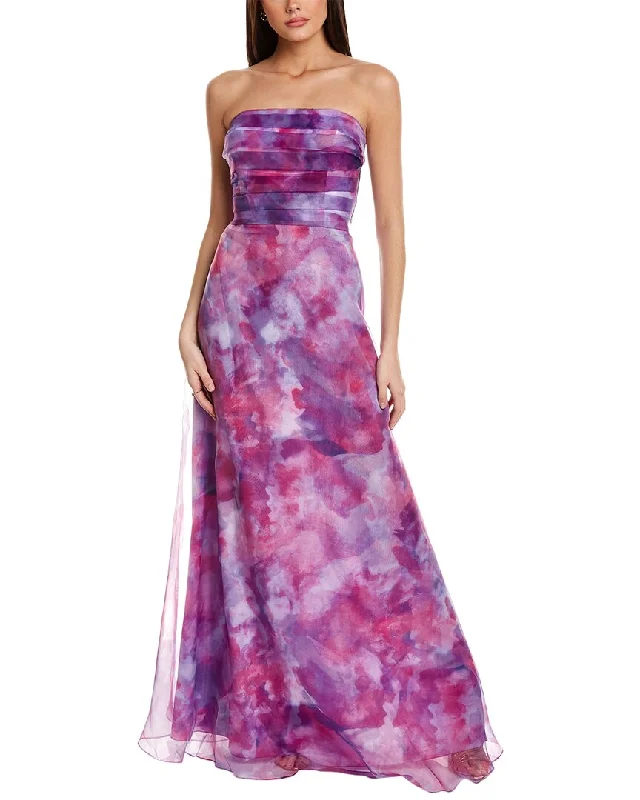 Long - Sleeve Women Dress in Velvet for a Luxurious Winter Look Long - Sleeve Women Dress in Velvet for a Luxurious Winter Look Rene Ruiz Floral Organza Strapless A-Line Gown