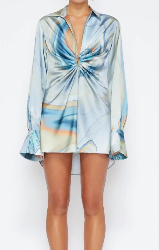 Plus Size Women Dress with a Flattering A - Line Cut for Comfort and Style Plus Size Women Dress with a Flattering A - Line Cut for Comfort and Style Roma Satin Dress In Laguna Marble Print Plus Size Women Dress with a Flattering A - Line Cut for Comfort and Style Plus Size Women Dress with a Flattering A - Line Cut for Comfort and Style Roma Satin Dress In Laguna Marble Print