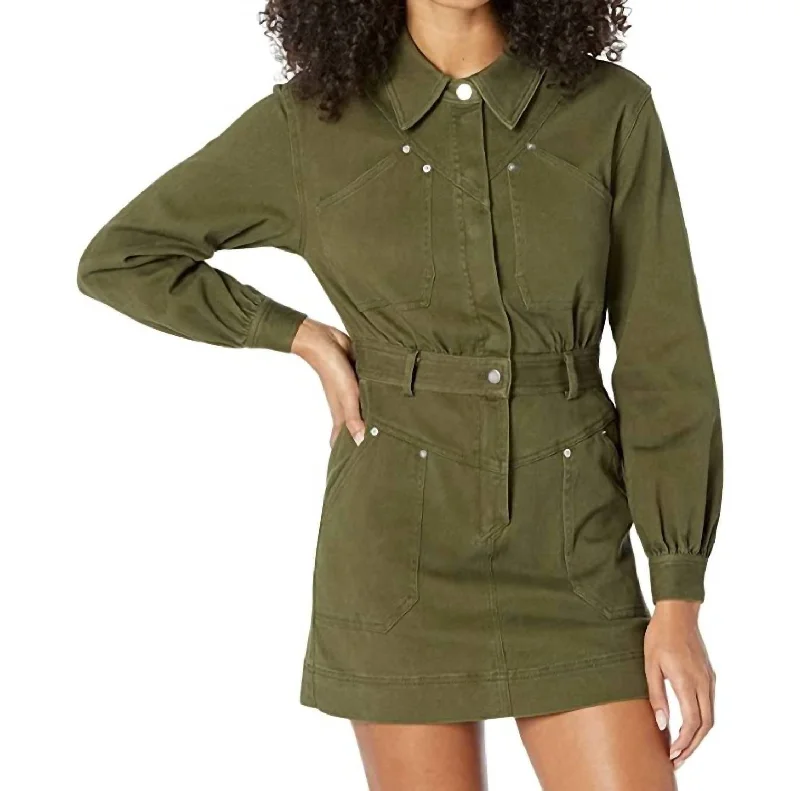 Halter Neck Women Dress to Show Off the Shoulders and Neckline Halter Neck Women Dress to Show Off the Shoulders and Neckline Ryleigh Denim Dress In Olive Halter Neck Women Dress to Show Off the Shoulders and Neckline Halter Neck Women Dress to Show Off the Shoulders and Neckline Ryleigh Denim Dress In Olive