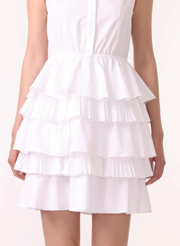Empire Waist Women Dress to Accentuate the Bust and Conceal the Waist Empire Waist Women Dress to Accentuate the Bust and Conceal the Waist S/l Cotton Poplin Dress W/pleated Tiered Skirt Empire Waist Women Dress to Accentuate the Bust and Conceal the Waist Empire Waist Women Dress to Accentuate the Bust and Conceal the Waist S/l Cotton Poplin Dress W/pleated Tiered Skirt