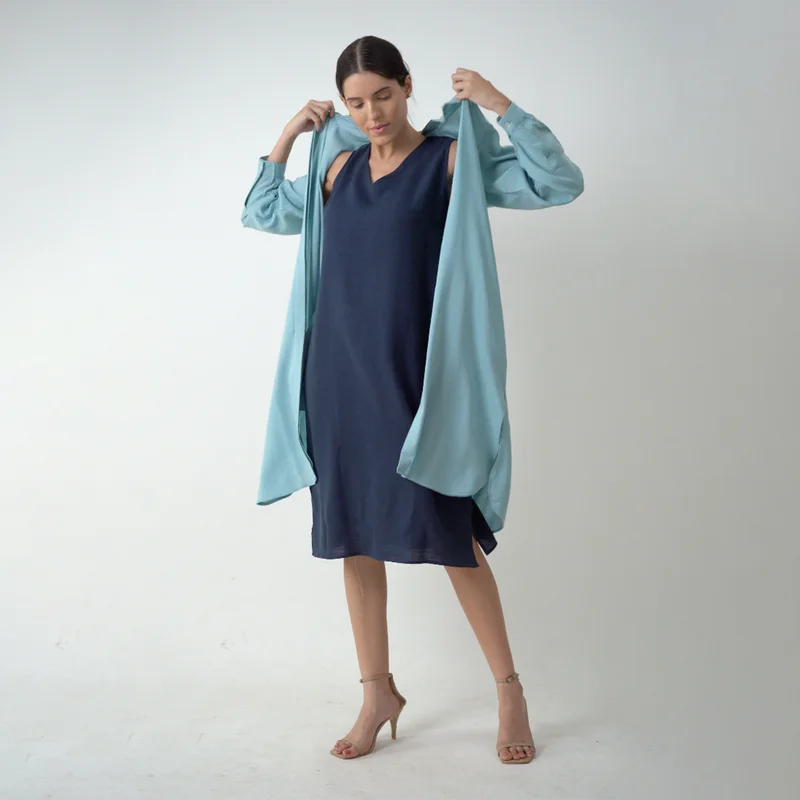 Lace - Embellished Women Dress for an Elegant and Sophisticated Appearance Lace - Embellished Women Dress for an Elegant and Sophisticated Appearance Midi Dress & Long Shirt for Women | Tencel | Blue Lace - Embellished Women Dress for an Elegant and Sophisticated Appearance Lace - Embellished Women Dress for an Elegant and Sophisticated Appearance Midi Dress & Long Shirt for Women | Tencel | Blue