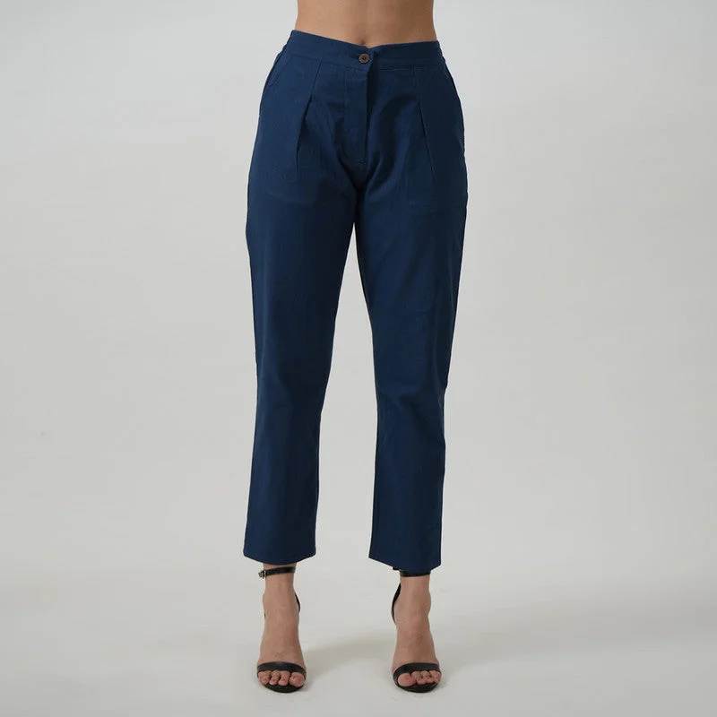 Pleated Women Dress with a Timeless and Elegant Texture Pleated Women Dress with a Timeless and Elegant Texture Tencel Tapered Pants for Women | Navy Blue Pleated Women Dress with a Timeless and Elegant Texture Pleated Women Dress with a Timeless and Elegant Texture Tencel Tapered Pants for Women | Navy Blue