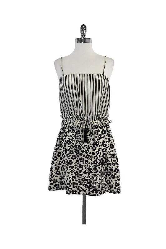 Backless Women Dress for a Sexy and Alluring Look at Evening Events Backless Women Dress for a Sexy and Alluring Look at Evening Events See by Chloe - White & Black Animal Print Silk Dress Sz 2 Backless Women Dress for a Sexy and Alluring Look at Evening Events Backless Women Dress for a Sexy and Alluring Look at Evening Events See by Chloe - White & Black Animal Print Silk Dress Sz 2