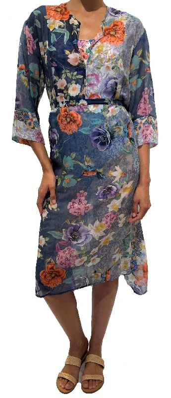 Wrap - Style Women Dress with Adjustable Fit for All Body Types Wrap - Style Women Dress with Adjustable Fit for All Body Types Sunrise Handkerchief Dress In Multi Wrap - Style Women Dress with Adjustable Fit for All Body Types Wrap - Style Women Dress with Adjustable Fit for All Body Types Sunrise Handkerchief Dress In Multi