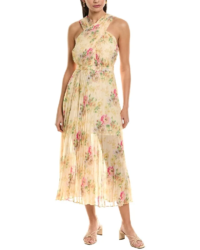 Halter Neck Women Dress to Show Off the Shoulders and Neckline Halter Neck Women Dress to Show Off the Shoulders and Neckline Ted Baker Cross Front Pleated Midi Dress