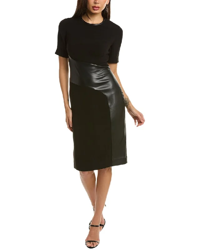 Empire Waist Women Dress to Accentuate the Bust and Conceal the Waist Empire Waist Women Dress to Accentuate the Bust and Conceal the Waist Teri Jon by Rickie Freeman Mixed Media Sheath Dress Empire Waist Women Dress to Accentuate the Bust and Conceal the Waist Empire Waist Women Dress to Accentuate the Bust and Conceal the Waist Teri Jon by Rickie Freeman Mixed Media Sheath Dress