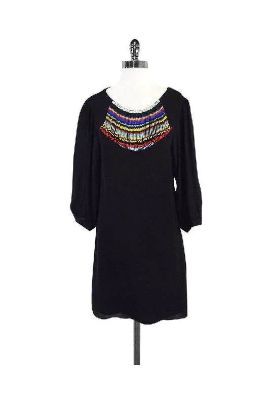 Mini Women Dress with a Short Hem for a Young and Trendy Style Mini Women Dress with a Short Hem for a Young and Trendy Style Tibi - Black Silk Beaded Neckline Dress Sz 4 Mini Women Dress with a Short Hem for a Young and Trendy Style Mini Women Dress with a Short Hem for a Young and Trendy Style Tibi - Black Silk Beaded Neckline Dress Sz 4