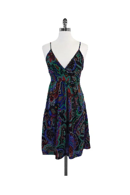 Maxi Women Dress with Floral Print for a Bohemian Vibe Maxi Women Dress with Floral Print for a Bohemian Vibe Tibi - Multicolor Silk Spaghetti Strap Dress Sz 0 Maxi Women Dress with Floral Print for a Bohemian Vibe Maxi Women Dress with Floral Print for a Bohemian Vibe Tibi - Multicolor Silk Spaghetti Strap Dress Sz 0