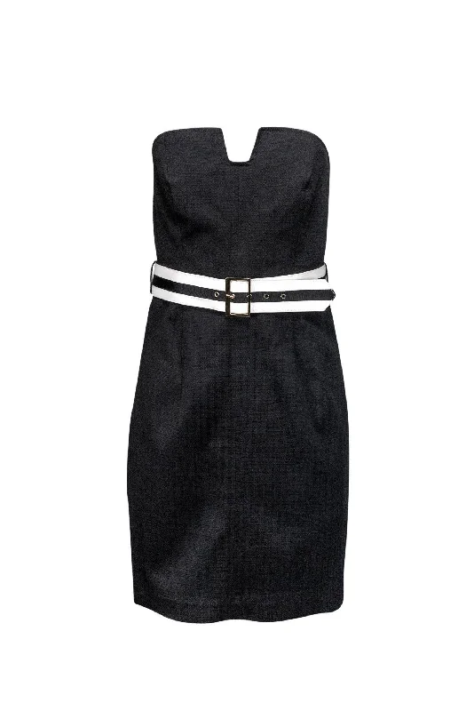Little Black Women Dress with Sequins for a Glamorous Night Out Little Black Women Dress with Sequins for a Glamorous Night Out Trina Turk - Black Strapless Dress w/ Belt Sz 6 Little Black Women Dress with Sequins for a Glamorous Night Out Little Black Women Dress with Sequins for a Glamorous Night Out Trina Turk - Black Strapless Dress w/ Belt Sz 6