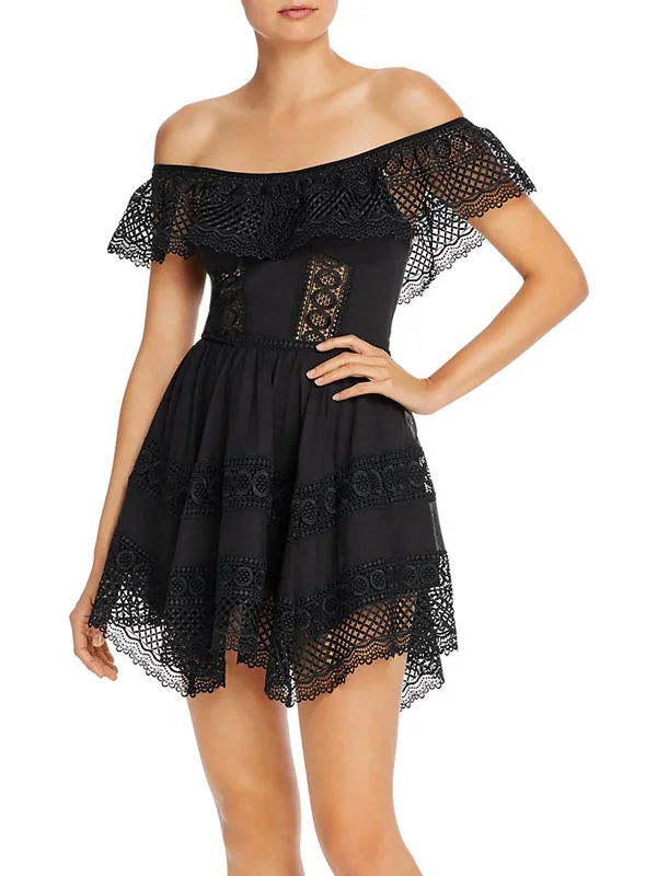 Ruffled Women Dress with Multiple Layers for a Playful and Girly Style Ruffled Women Dress with Multiple Layers for a Playful and Girly Style Vaiana Womens Crochet Party Mini Dress