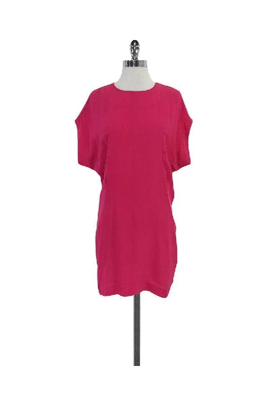 Sleeveless Women Dress in Bright Colors for Summer Parties Sleeveless Women Dress in Bright Colors for Summer Parties Walter - Bright Pink Short Sleeve Silk Dress Sz 2 Sleeveless Women Dress in Bright Colors for Summer Parties Sleeveless Women Dress in Bright Colors for Summer Parties Walter - Bright Pink Short Sleeve Silk Dress Sz 2