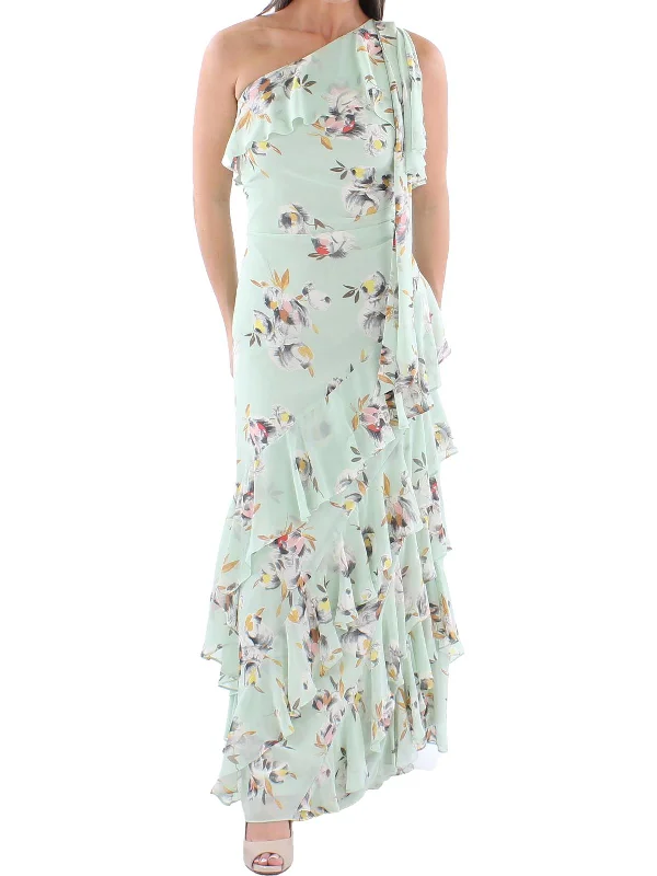 Sleeveless Women Dress in Bright Colors for Summer Parties Sleeveless Women Dress in Bright Colors for Summer Parties Womens Chiffon Floral Evening Dress