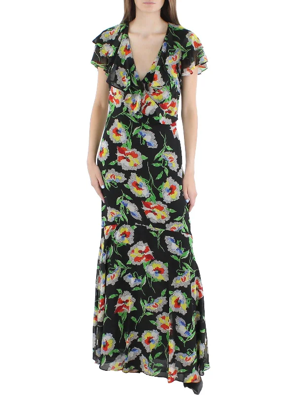 Shift Women Dress with a Simple and Classic Design for Everyday Wear Shift Women Dress with a Simple and Classic Design for Everyday Wear Womens Chiffon Floral Maxi Dress