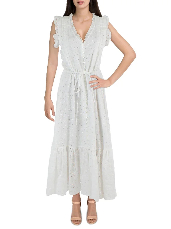 Mini Women Dress with a Short Hem for a Young and Trendy Style Mini Women Dress with a Short Hem for a Young and Trendy Style Womens Eyelet Tea Length Midi Dress