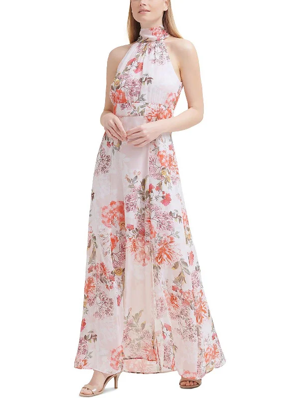 Sheath Women Dress with a Tailored Fit for a Professional Look Sheath Women Dress with a Tailored Fit for a Professional Look Womens Floral Print Full Length Halter Dress