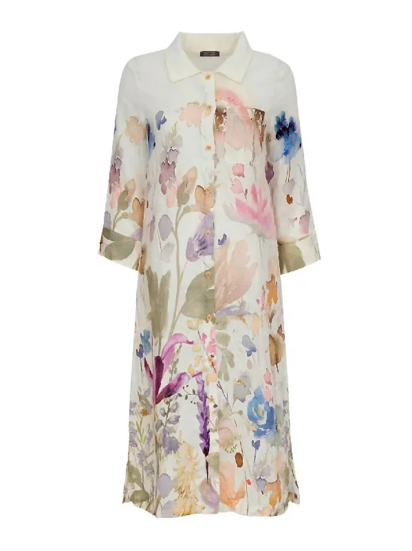 Plus Size Women Dress with a Flattering A - Line Cut for Comfort and Style Plus Size Women Dress with a Flattering A - Line Cut for Comfort and Style Women's Whimsique Linen Shirt Dress In Multi Plus Size Women Dress with a Flattering A - Line Cut for Comfort and Style Plus Size Women Dress with a Flattering A - Line Cut for Comfort and Style Women's Whimsique Linen Shirt Dress In Multi