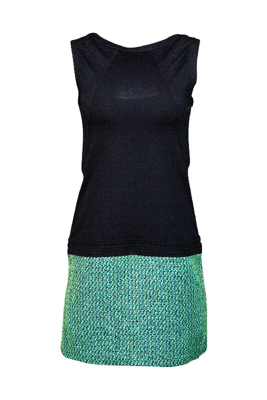 Strapless Women Dress with a Built - in Bra for Comfort and Support Strapless Women Dress with a Built - in Bra for Comfort and Support Yoana Baraschi - Black & Green Dress Sz XS Strapless Women Dress with a Built - in Bra for Comfort and Support Strapless Women Dress with a Built - in Bra for Comfort and Support Yoana Baraschi - Black & Green Dress Sz XS