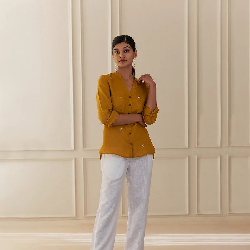 Empire Waist Women Dress to Accentuate the Bust and Conceal the Waist Empire Waist Women Dress to Accentuate the Bust and Conceal the Waist Linen Shirt For Women | Hand Embroidery | High-Low Hem | Mustard Empire Waist Women Dress to Accentuate the Bust and Conceal the Waist Empire Waist Women Dress to Accentuate the Bust and Conceal the Waist Linen Shirt For Women | Hand Embroidery | High-Low Hem | Mustard