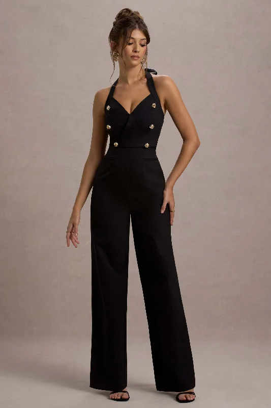Plus Size Women Dress with a Flattering A - Line Cut for Comfort and Style Plus Size Women Dress with a Flattering A - Line Cut for Comfort and Style Banks | Black Tailored Halter-Neck Straight-Leg Jumpsuit Plus Size Women Dress with a Flattering A - Line Cut for Comfort and Style Plus Size Women Dress with a Flattering A - Line Cut for Comfort and Style Banks | Black Tailored Halter-Neck Straight-Leg Jumpsuit