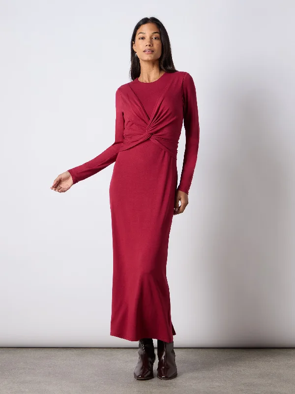 Pleated Women Dress with a Timeless and Elegant Texture Pleated Women Dress with a Timeless and Elegant Texture Berry Jersey Twist Detail Dress Pleated Women Dress with a Timeless and Elegant Texture Pleated Women Dress with a Timeless and Elegant Texture Berry Jersey Twist Detail Dress