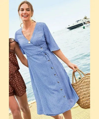 Maxi Women Dress with Floral Print for a Bohemian Vibe Maxi Women Dress with Floral Print for a Bohemian Vibe Blue Textured Side Button Dress Maxi Women Dress with Floral Print for a Bohemian Vibe Maxi Women Dress with Floral Print for a Bohemian Vibe Blue Textured Side Button Dress