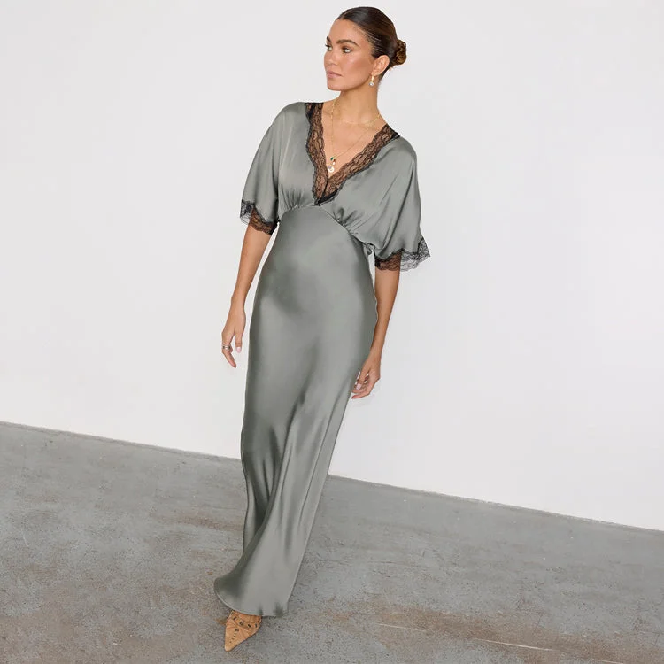 Lace - Embellished Women Dress for an Elegant and Sophisticated Appearance Lace - Embellished Women Dress for an Elegant and Sophisticated Appearance Charcoal Clara Dress Petite Lace - Embellished Women Dress for an Elegant and Sophisticated Appearance Lace - Embellished Women Dress for an Elegant and Sophisticated Appearance Charcoal Clara Dress Petite
