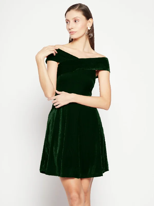 Wrap - Style Women Dress with Adjustable Fit for All Body Types Wrap - Style Women Dress with Adjustable Fit for All Body Types Off Shoulder Stretchable Velvet Skater Dress Wrap - Style Women Dress with Adjustable Fit for All Body Types Wrap - Style Women Dress with Adjustable Fit for All Body Types Off Shoulder Stretchable Velvet Skater Dress
