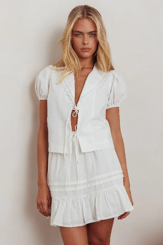 Sleeveless Women Dress in Bright Colors for Summer Parties Sleeveless Women Dress in Bright Colors for Summer Parties Danessa Frill Hem Pintuck Skirt White Sleeveless Women Dress in Bright Colors for Summer Parties Sleeveless Women Dress in Bright Colors for Summer Parties Danessa Frill Hem Pintuck Skirt White