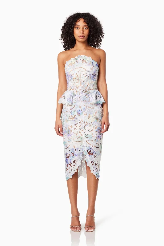 Empire Waist Women Dress to Accentuate the Bust and Conceal the Waist Empire Waist Women Dress to Accentuate the Bust and Conceal the Waist Dublin Printed Midi Dress In Blue Empire Waist Women Dress to Accentuate the Bust and Conceal the Waist Empire Waist Women Dress to Accentuate the Bust and Conceal the Waist Dublin Printed Midi Dress In Blue